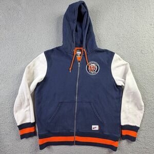 Detroit Tigers Nike Cooperstown Collection MLB Embroidered Full Zip Hoodie XL